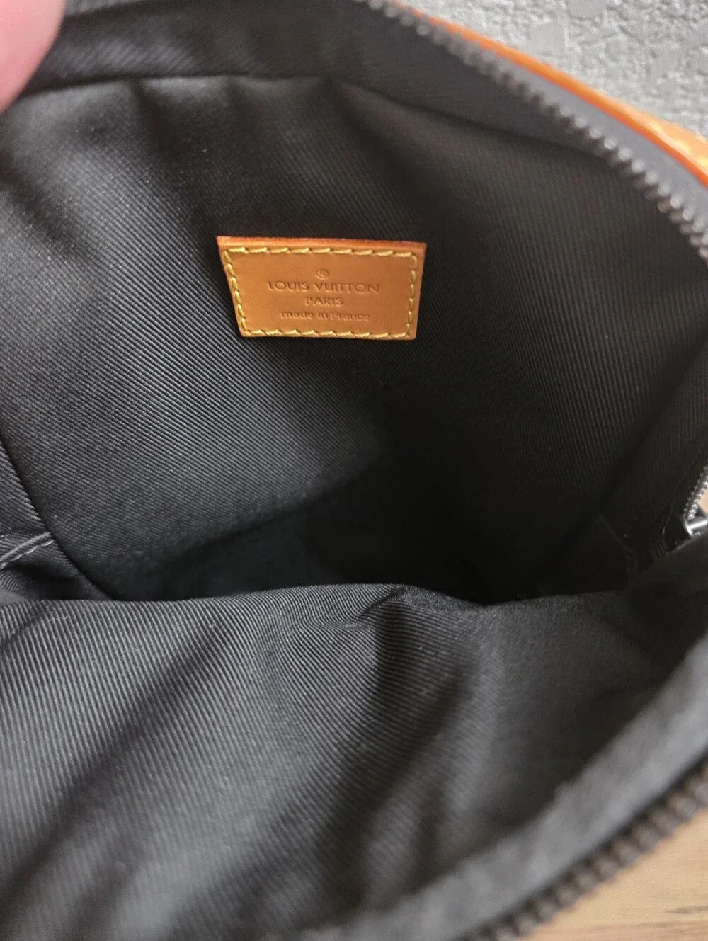 Louis Vuitton X NIGO Giant Damier Ebene Monogram Amazone Sling Bag Like New